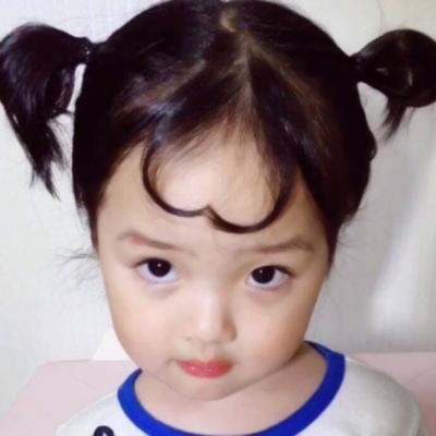 可爱萌娃小女生qq头像图片