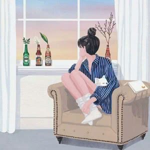 思绪万千思念女生头像图片