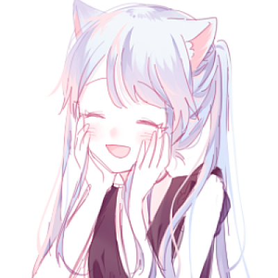 清新少女微信头像卡通图片
