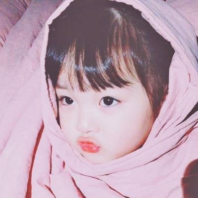 萌娃头像小孩女生可爱混血图片