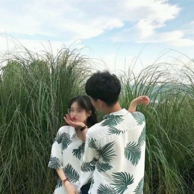 快手超火情侣头像一对两张双人图片