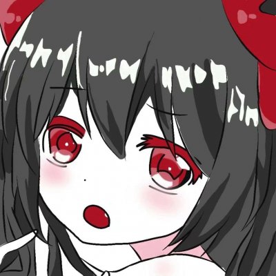 黑化二次元女生头像图片