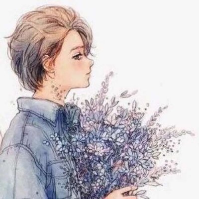 情侣头像文艺气质漫画