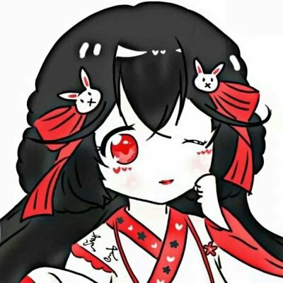 红色系动漫头像女生超火图片