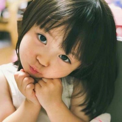 萌娃头像小孩女生可爱混血图片