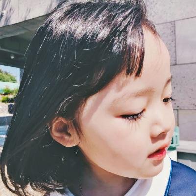 萌娃头像小孩女生可爱混血图片