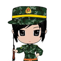 军人头像卡通女图片