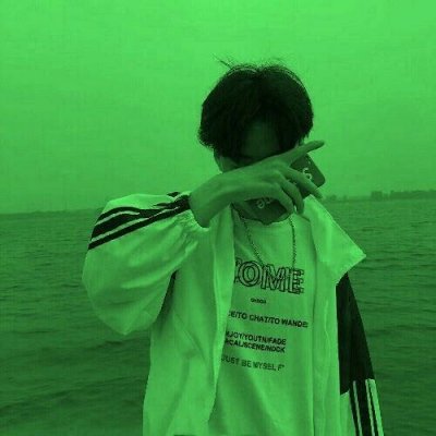 全网最火绿色头像男生高清图片