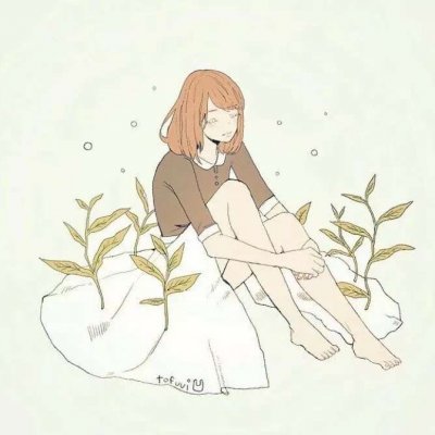 情侣头像文艺气质漫画