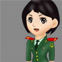 军人头像卡通女图片
