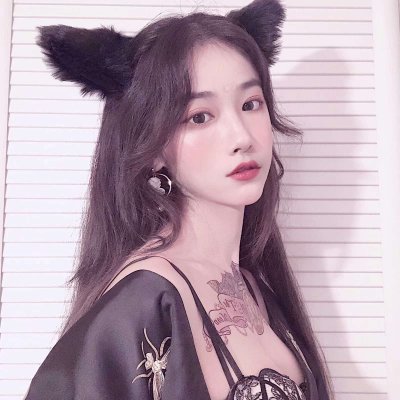 网红女生御姐女神范头像真人图片
