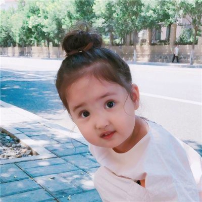 可爱萌娃小女生qq头像图片