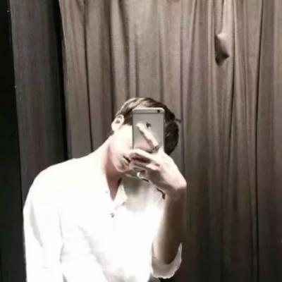 网图男生头像侧脸背影帅气
