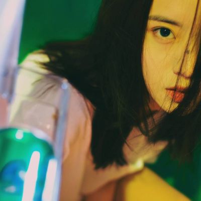 颓废伤感堕落女生头像图片