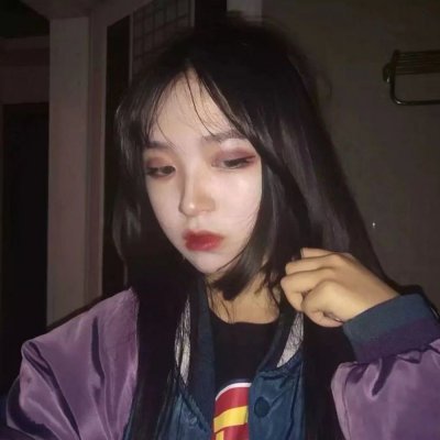 霸气叛逆少女头像图片