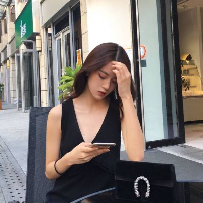 颓废伤感堕落女生头像图片