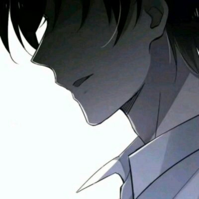 动漫丧男黑白头像图片