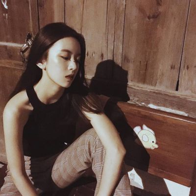 颓废伤感堕落女生头像图片