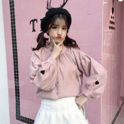 女生个性头像粉色系可爱图片