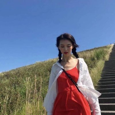 网红头像美女生活照片