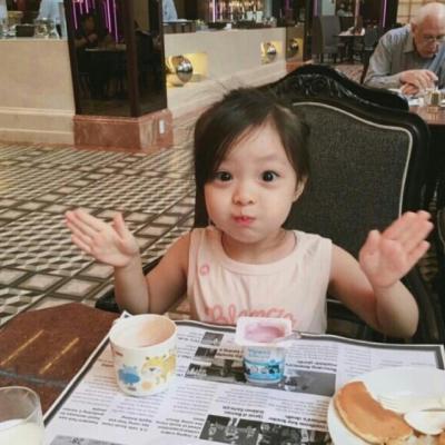 阳光可爱的小萌娃女生头像图片