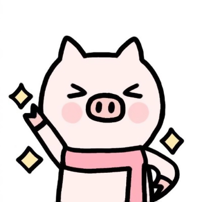 呆萌可爱小猪猪头像图片