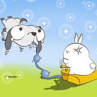 流氓兔头像可爱图片