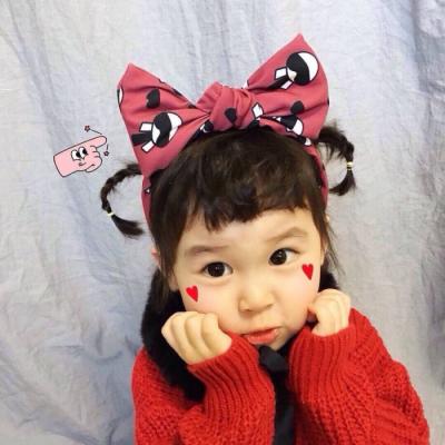 阳光可爱的小萌娃女生头像图片