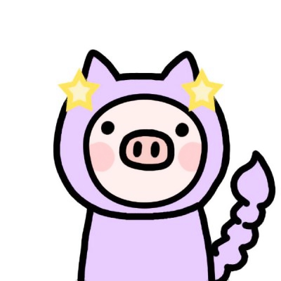 呆萌可爱小猪猪头像图片