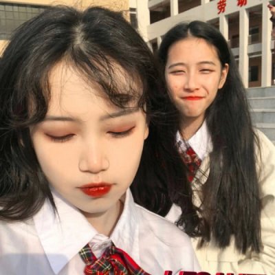 抖音时尚闺蜜头像一对两张图片