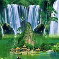 清新明亮风景的微信头像图片