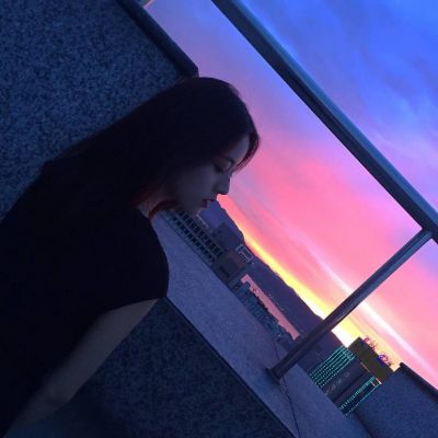 颓废伤感堕落女生头像图片