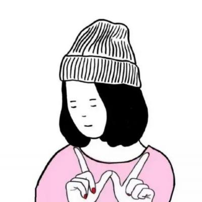 情侣微信头像简单大方手绘图片