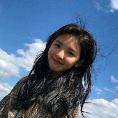 网红头像美女生活照片