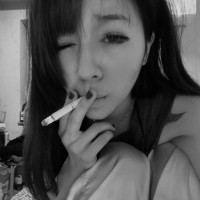 社会美女qq抽烟霸气头像图片