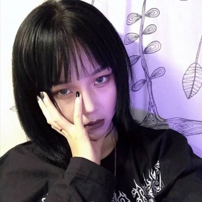 抖音最火黑化女生头像超好看图片