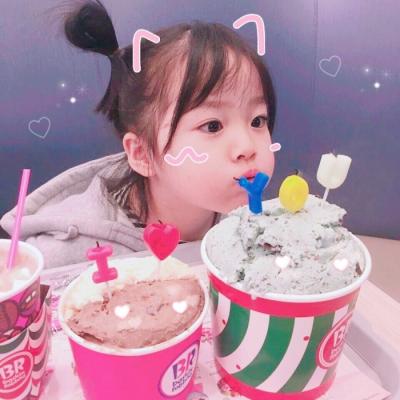 阳光可爱的小萌娃女生头像图片