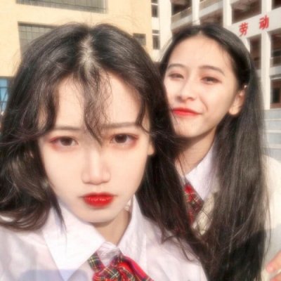 抖音时尚闺蜜头像一对两张图片