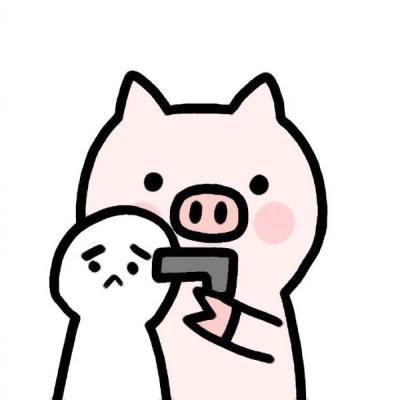 呆萌可爱小猪猪头像图片