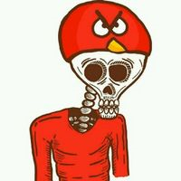创意卡通个性骷髅头像图片