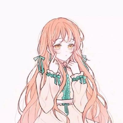超长发动漫卡通手绘女头像图片