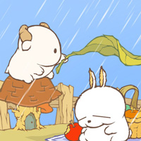 经典流氓兔呆萌头像图片