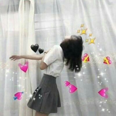 闺蜜头像打枪爱心