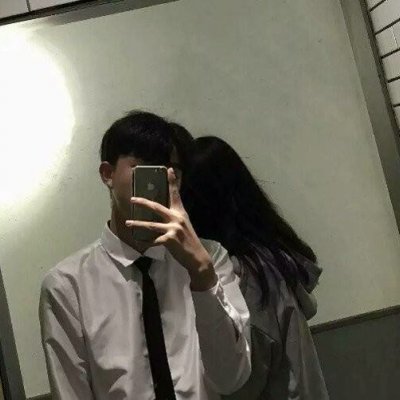潮流情侣头像一对两张图片
