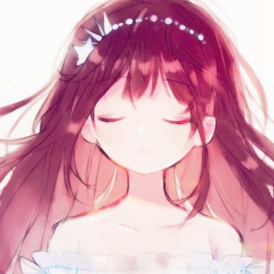 可爱粉红少女心动漫头像图片