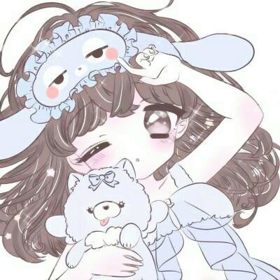 头像女生闺蜜二人可爱动漫图片