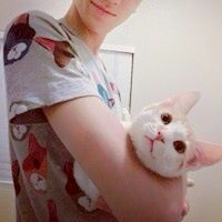 qq头像真人男女生抱猫情侣图片