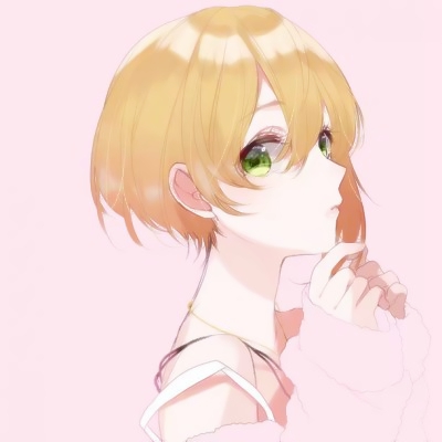 温柔唯美女生动漫头像图片