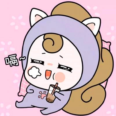 超萌可爱情头一对两张动漫图片