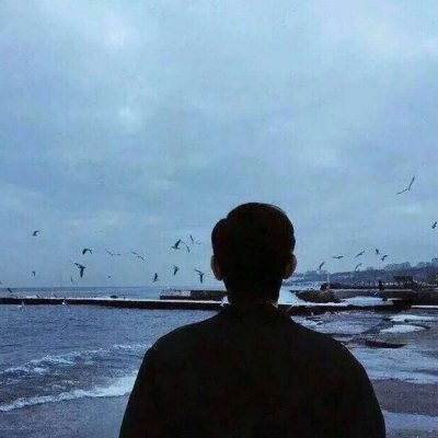 孤单一个人伤感男生背影头像图片